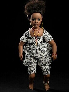 Goldie Wilson Large Black African Doll Limited Edition 2004